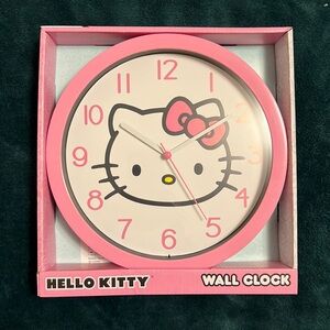 Hello Kitty 10” wall clock, New in original packaging